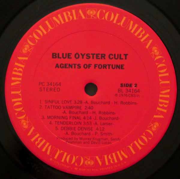 Blue Öyster Cult - Agents Of Fortune
