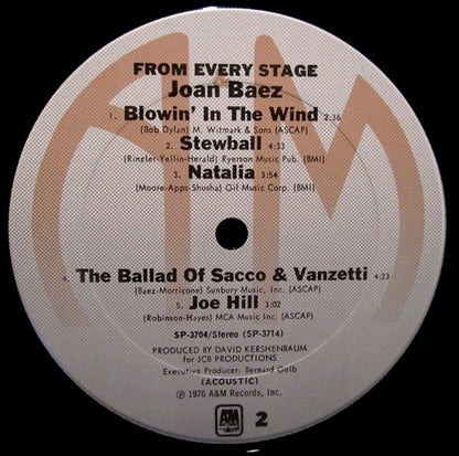 Joan Baez - From Every Stage