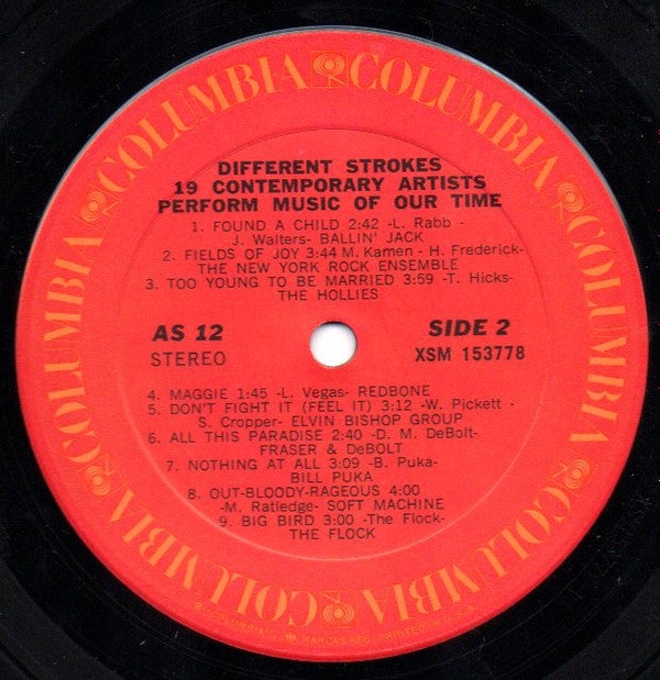 Various - Different Strokes (19 Contemporary Artists Perform Music Of Our Time)
