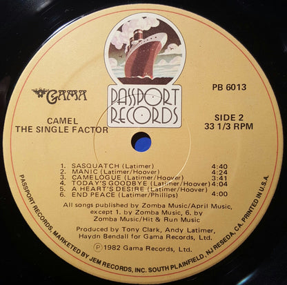 Camel - The Single Factor