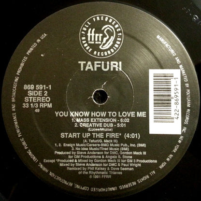 You Know How To Love Me / Start Up The Fire - secondary