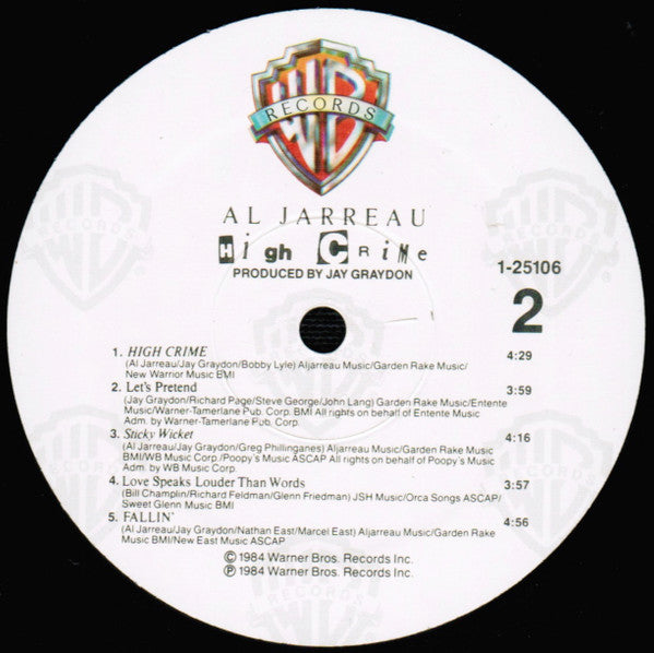 Al Jarreau - High Crime