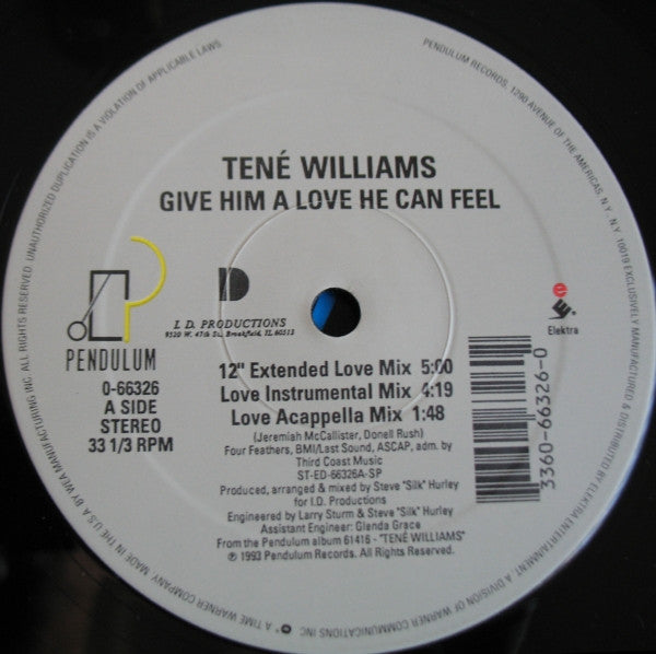 Tené Williams - Give Him A Love He Can Feel