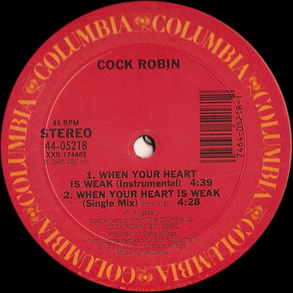When Your Heart Is Weak (12" Dance Remix) - secondary