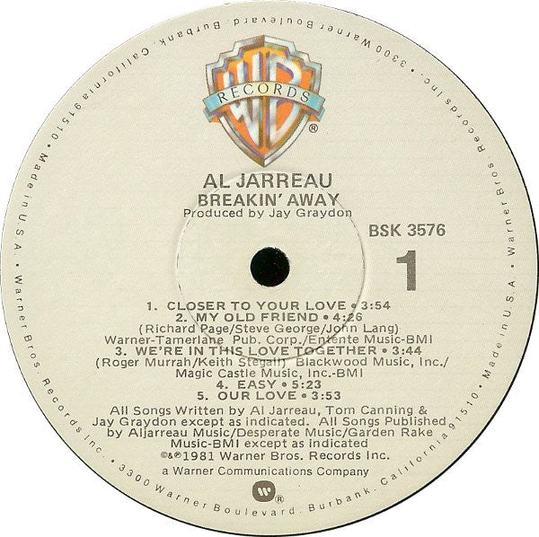 Al Jarreau - Breakin' Away