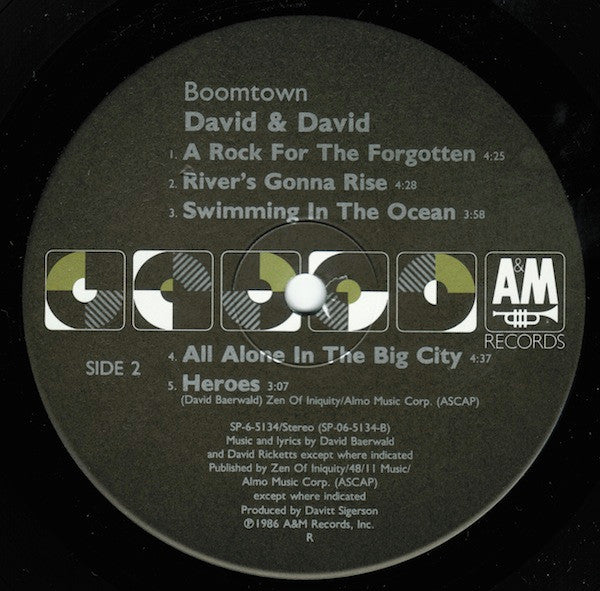 David + David - Boomtown