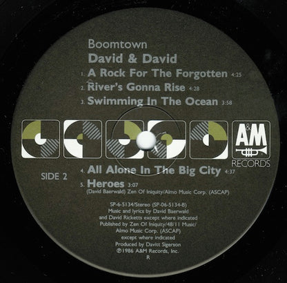 David + David - Boomtown