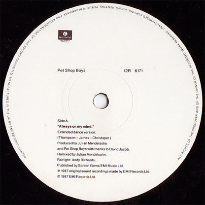 Pet Shop Boys - Always On My Mind