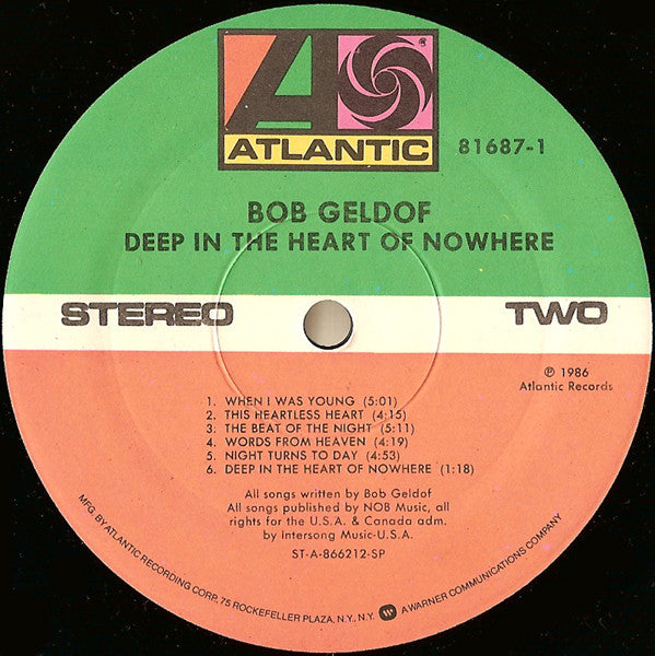Deep In The Heart Of Nowhere - secondary
