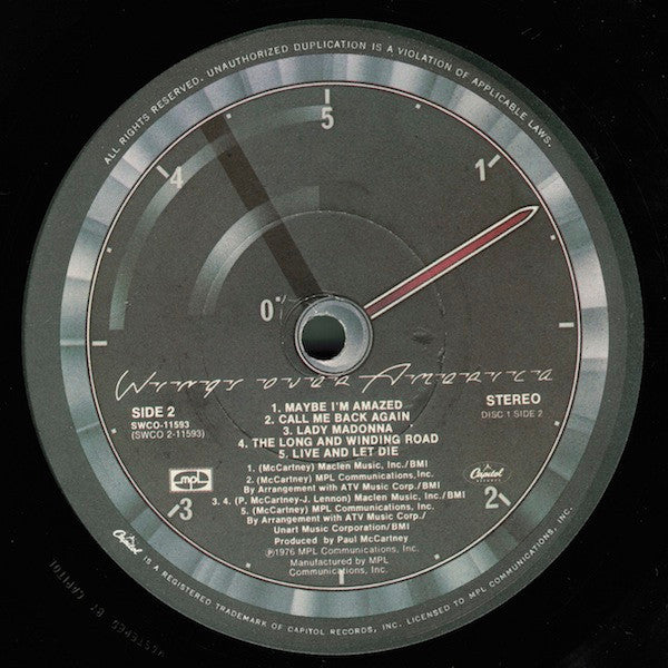 Wings Over America - secondary