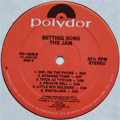 Setting Sons - secondary