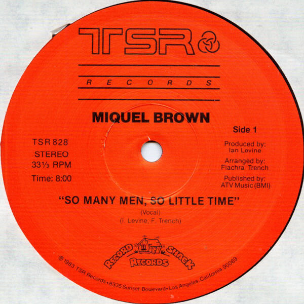 12": Miquel Brown - So Many Men - So Little Time