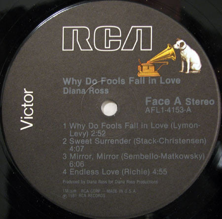 Why Do Fools Fall In Love - secondary