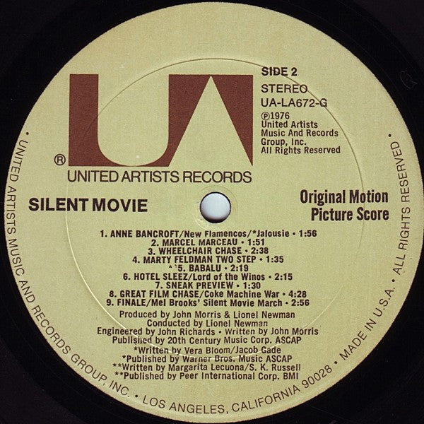 Silent Movie (Original Motion Picture Score) - secondary
