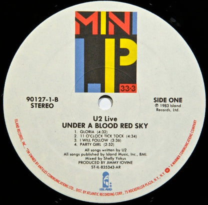 Live "Under A Blood Red Sky" - secondary