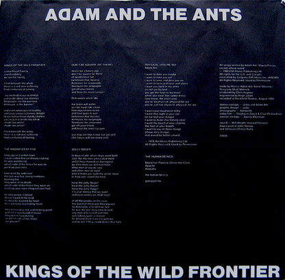 Kings Of The Wild Frontier - secondary
