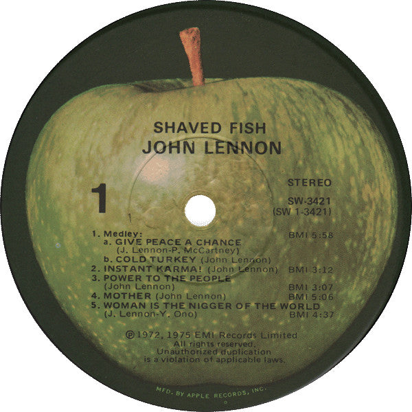 John Lennon, The Plastic Ono Band - Shaved Fish