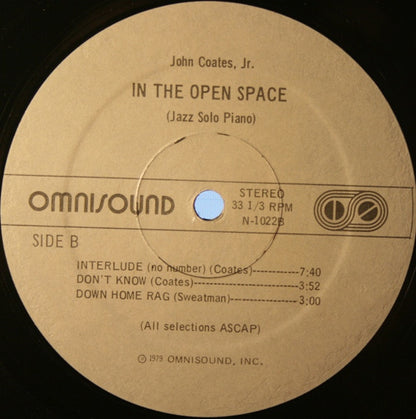 John Coates, Jr - In The Open Space
