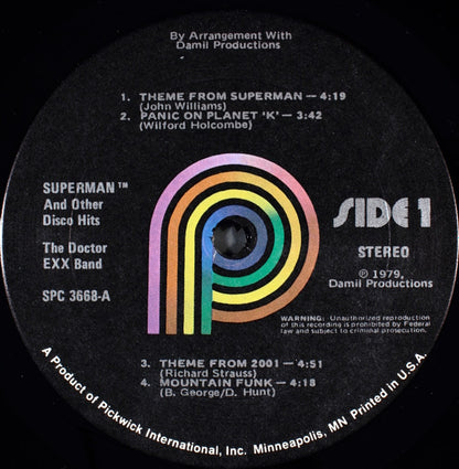The Doctor Exx Band - Superman And Other Disco Hits