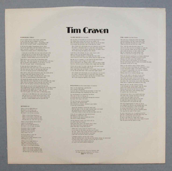 Tim Craven - Last Of The Dime Store Boys