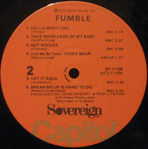 Fumble - secondary