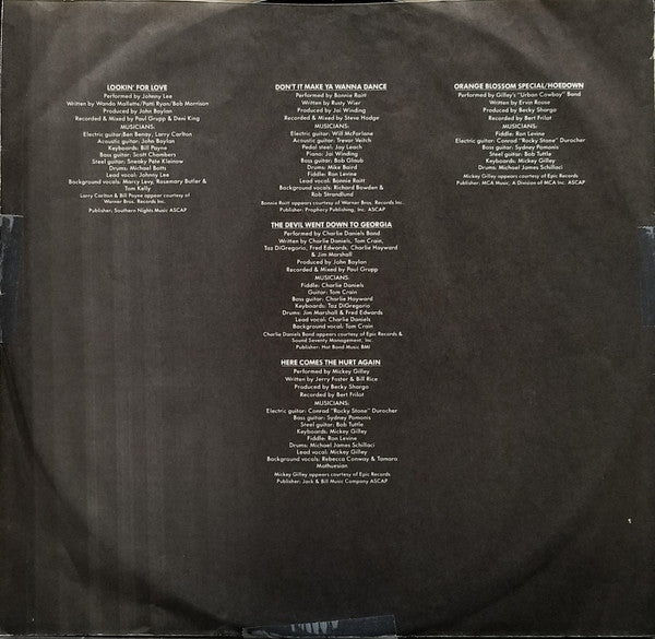 Urban Cowboy (Original Motion Picture Soundtrack) - secondary