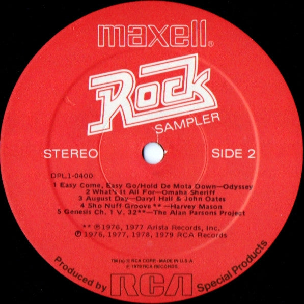 Various - Maxell Rock Sampler