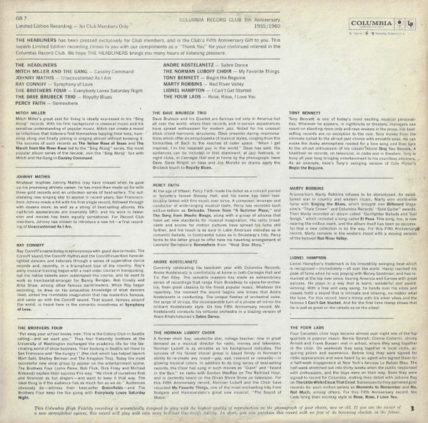 Various - The Headliners
