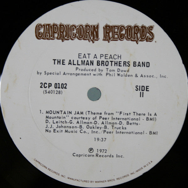 The Allman Brothers Band - Eat A Peach