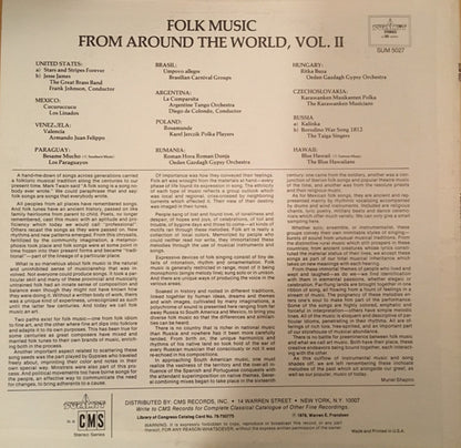 Folk Music From Around The World, Vol II - secondary