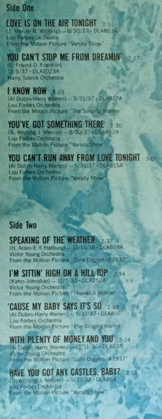 Love Is On The Air Tonight - secondary