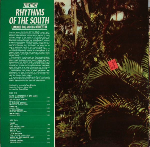 Edmundo Ros & His Orchestra - New Rhythms Of The South