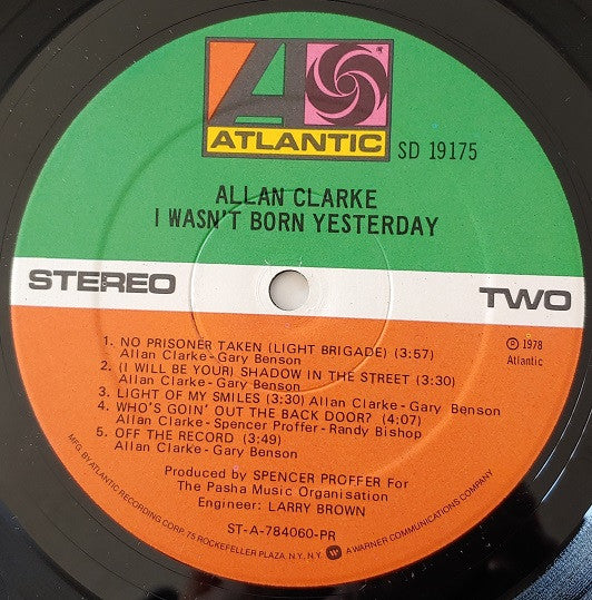 I Wasn't Born Yesterday - secondary