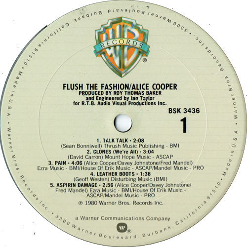 Alice Cooper - Flush The Fashion