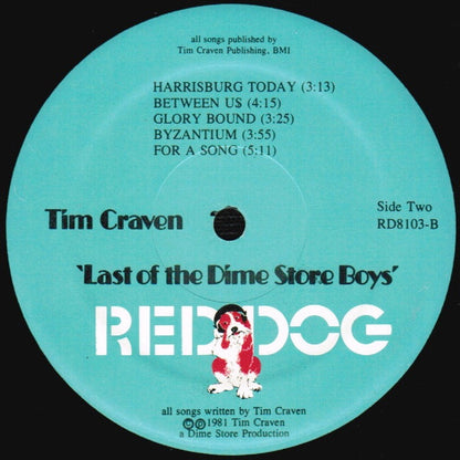 Tim Craven - Last Of The Dime Store Boys