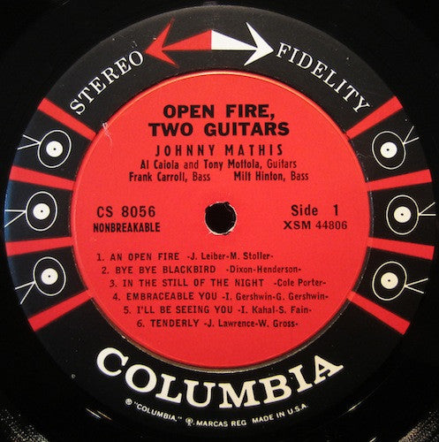 Johnny Mathis - Open Fire, Two Guitars