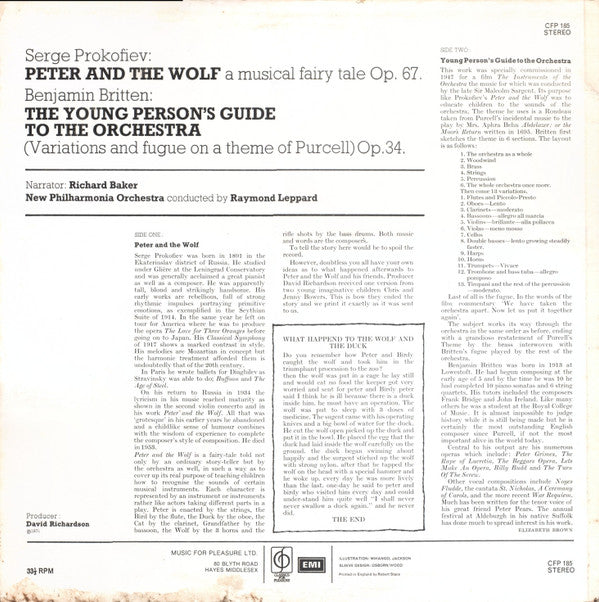 Sergei Prokofiev - Peter And The Wolf / The Young Person's Guide To The Orchestra