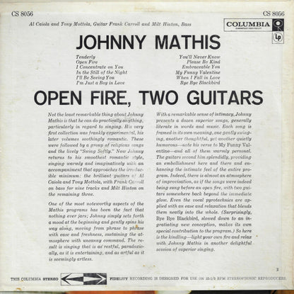 Johnny Mathis - Open Fire, Two Guitars