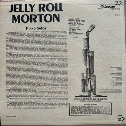 Jelly Roll Morton - secondary