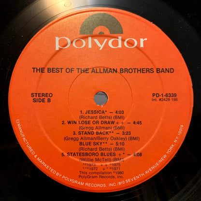 The Best Of The Allman Brothers Band - secondary