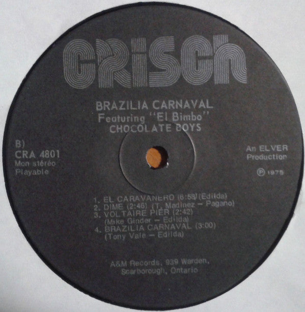 Chocolate Boys - Brazilia Carnaval Featuring El Bimbo