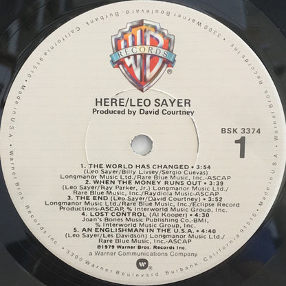 Leo Sayer - Here
