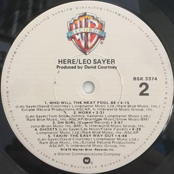 Leo Sayer - Here