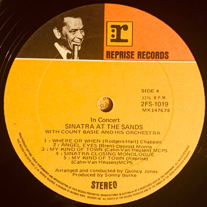 Frank Sinatra, Count Basie Orchestra - Sinatra At The Sands