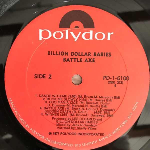 Billion Dollar Babies - Battle Axe