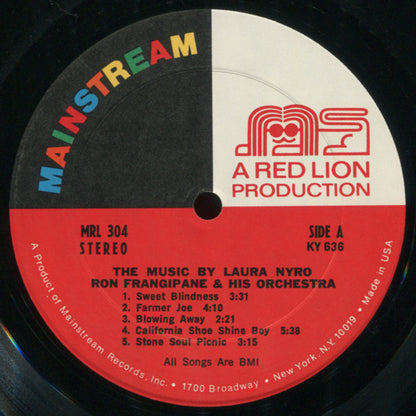 Ron Frangipane And His Orchestra - The Music Of Laura Nyro