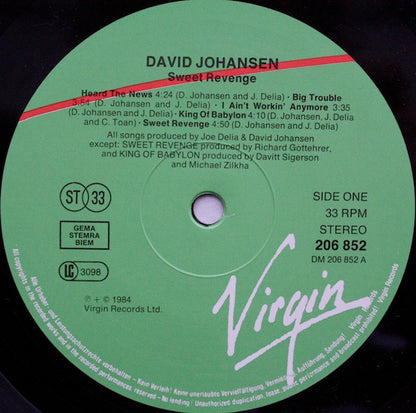 David Johansen - Sweet Revenge