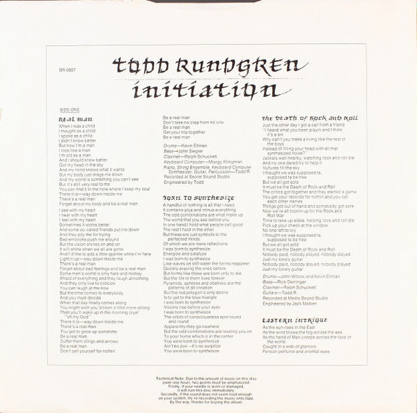 Todd Rundgren - Initiation