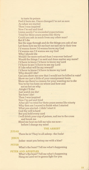 Jesus Christ Superstar - secondary