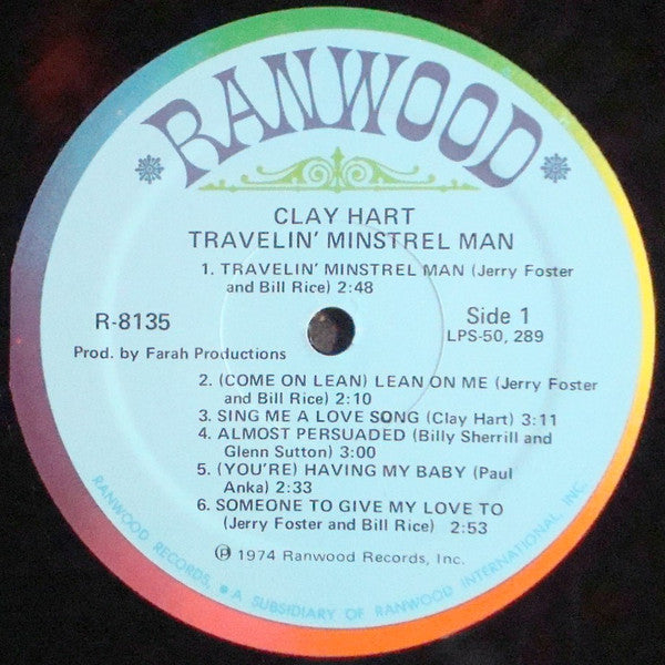 Clay Hart - Travelin' Minstrel Man